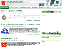 Tablet Screenshot of orleta-spomlek.pl